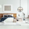 5 Light Brass Rustic Industrial Rotating Metal Chandelier