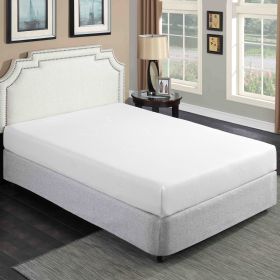 Plush 8 in. Medium Gel Memory Foam Mattress for Twin XL Size Bed in a Box with Breathable White Aloe Vera Cover