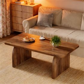 120 Cm Low Cocktail Tea Table  Farmhouse Style Coffee Table for Living Room