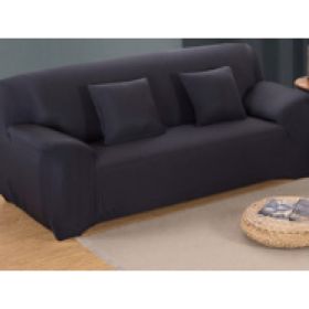 Solid Corner Sofa Covers Couch Slipcovers Elastica Material Sofa Skin Protector Cover Sofa Armchair (Option: 22-Quadruple seat)